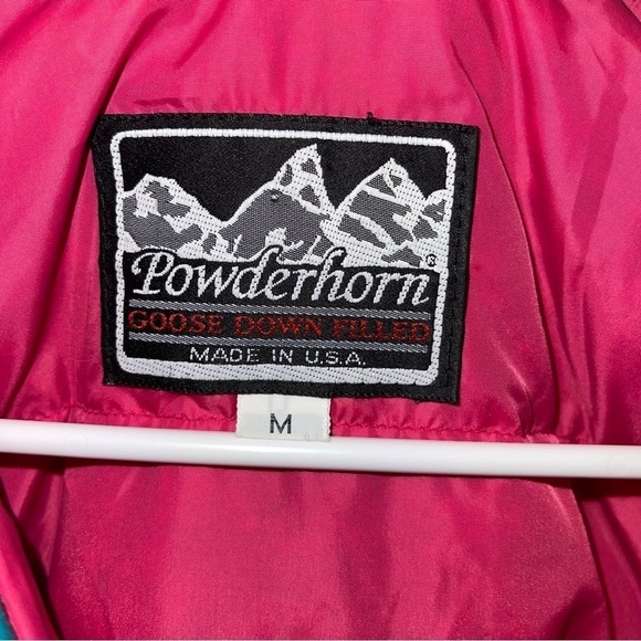 Vintage Powderhorn Men Down Ski Snowbord Jacket Size M - Picture 7 of 7